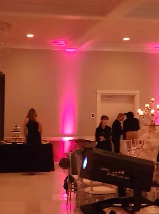 Nightlife Vibe Uplights with gobo